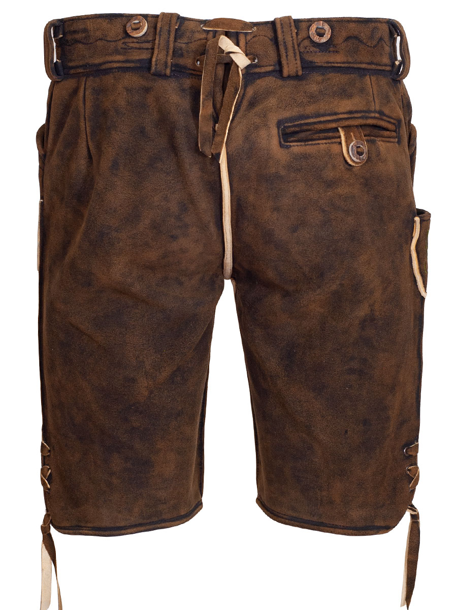 Kurze Lederhose, Chieming, Hirsch, used, braun #3