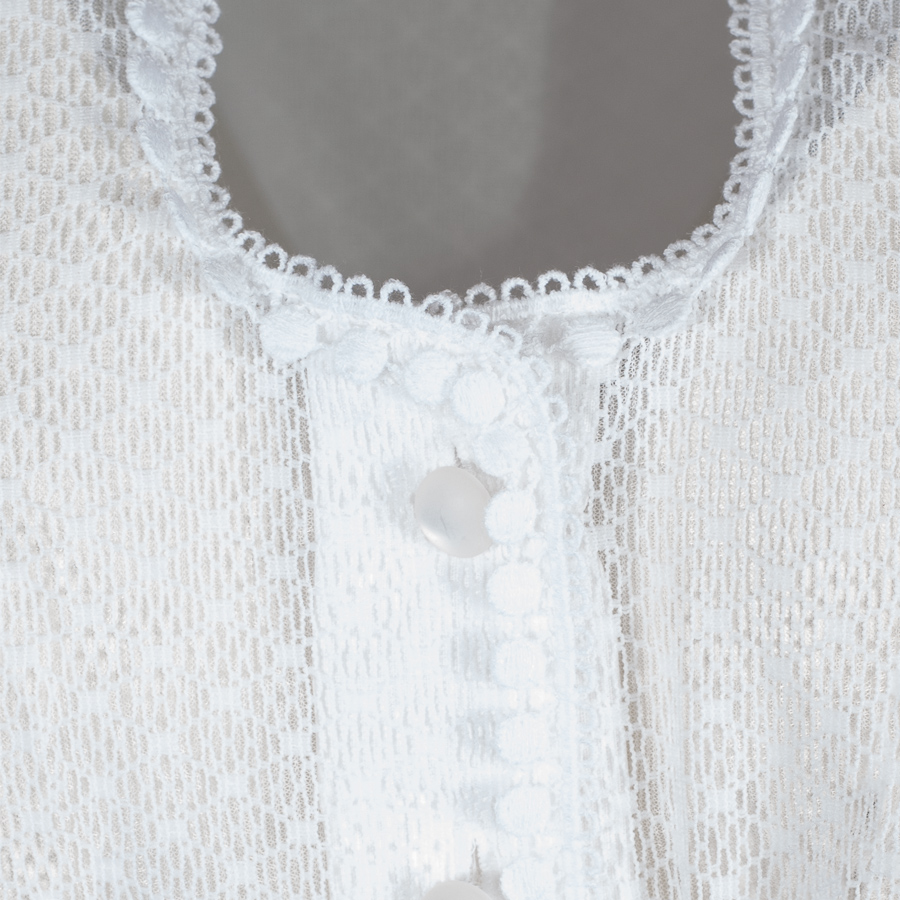 Wenger Dirndlbluse Tala, weiß, Spitze, 3/4-Arm #3