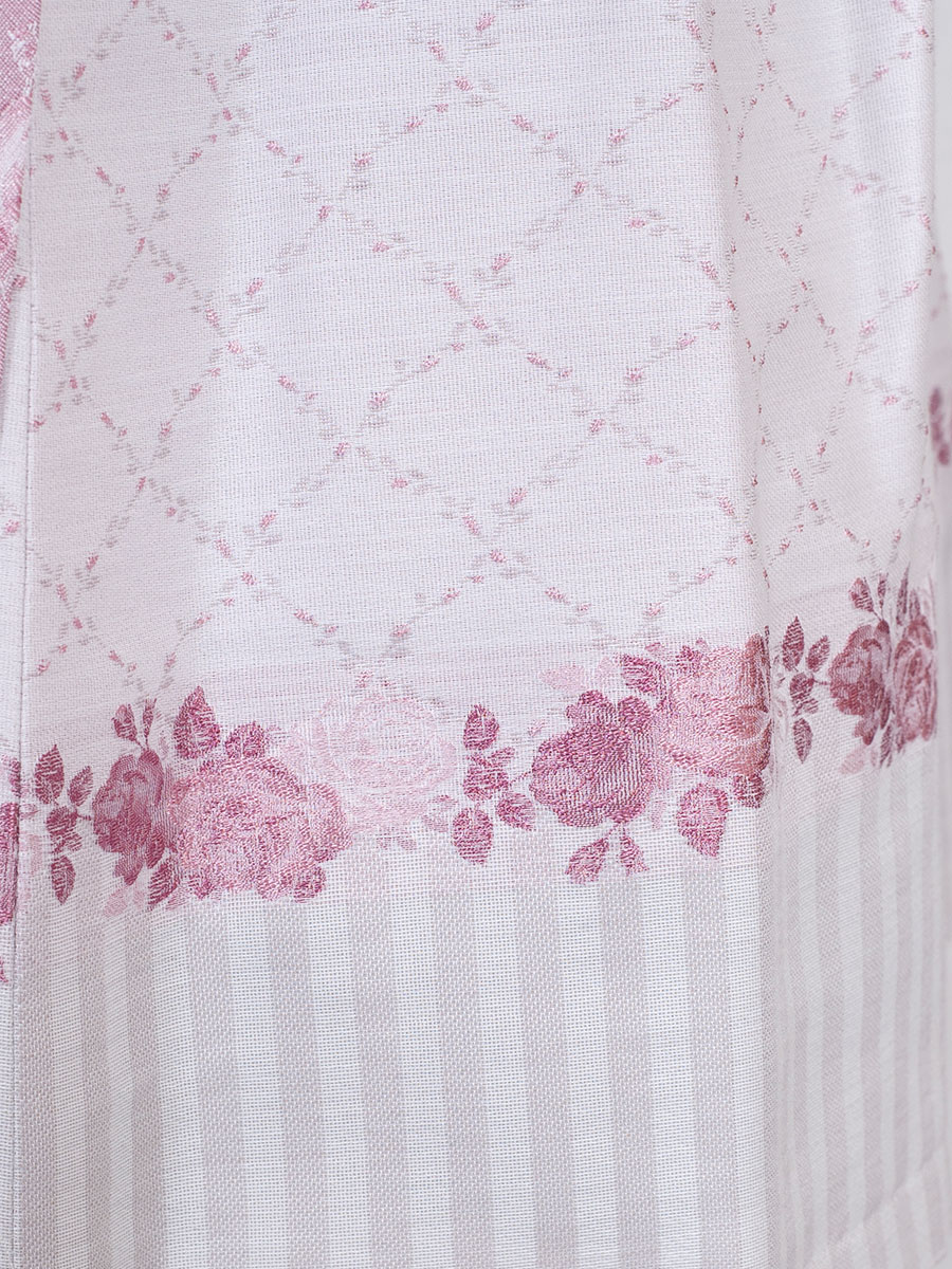 Wenger Fest-Dirndl Bibi, ecru-altrose, Rosenmuster, 70lg #6