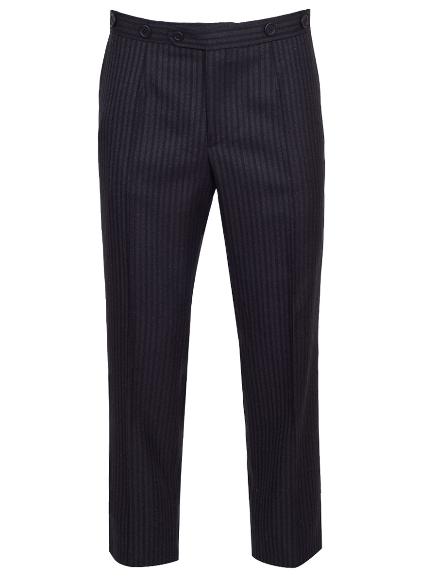 Hammerschmid Stresemannhose Inzell, schwarz,grau gestreift, elegant #1
