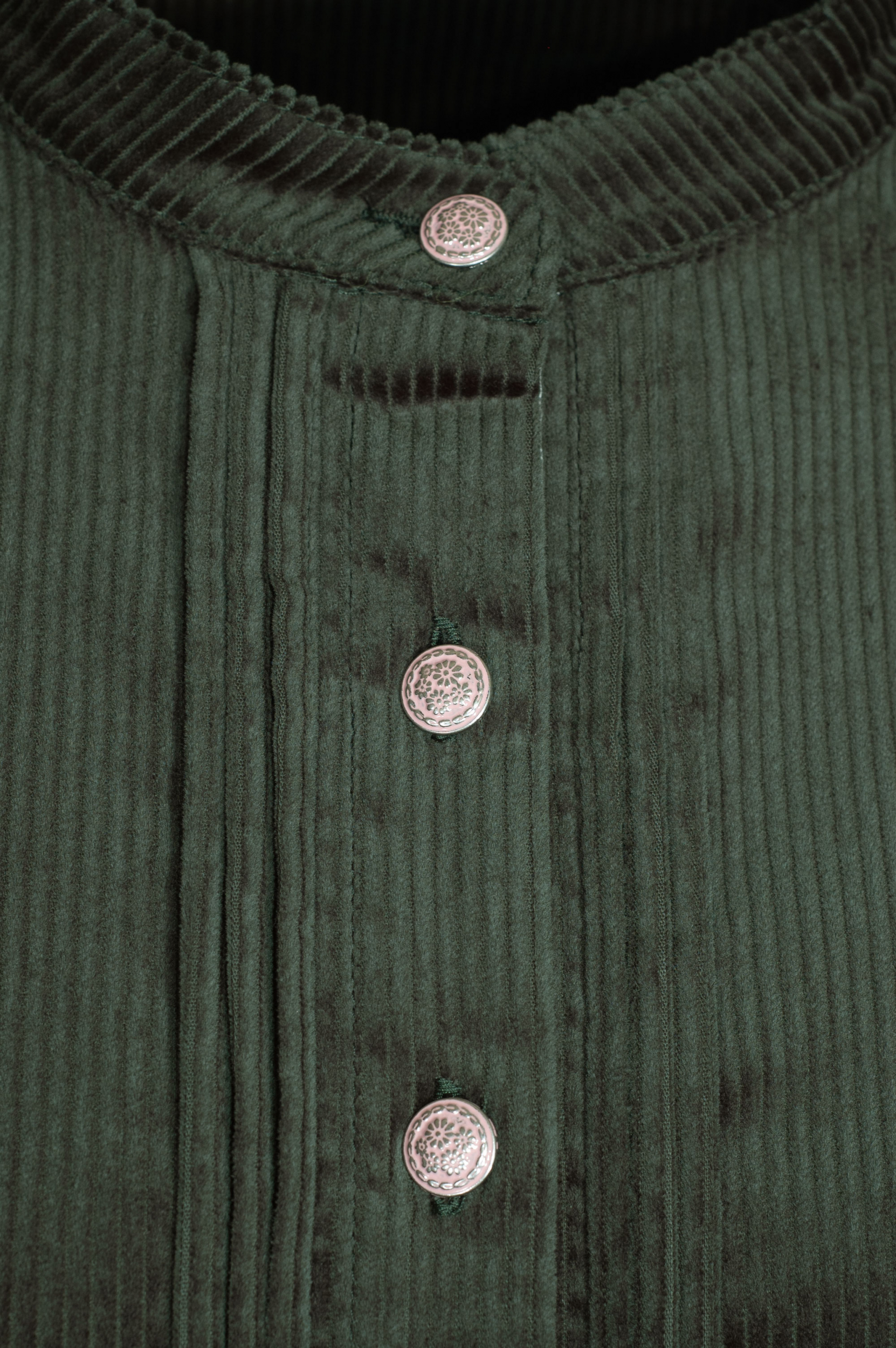 Moser Kleo Cordkleid, tannengrün, Langarm, hochgeschlossen #5