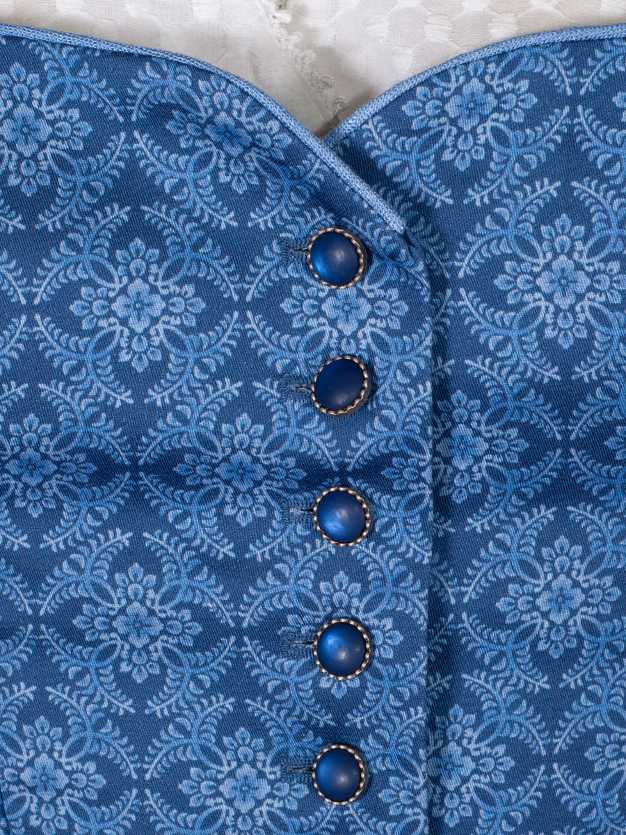 Wenger Dirndl Emelie, blau, 80lg #4