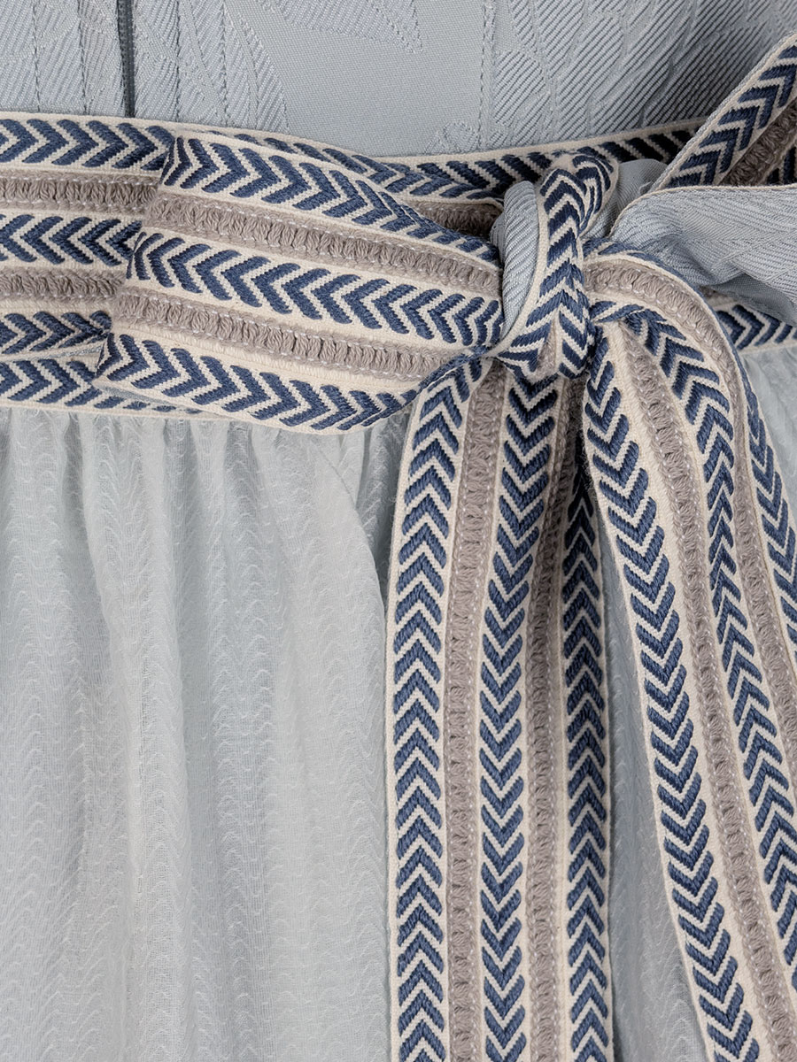 MarJo Dirndl Calyssia, blaugrau, 80lg #4