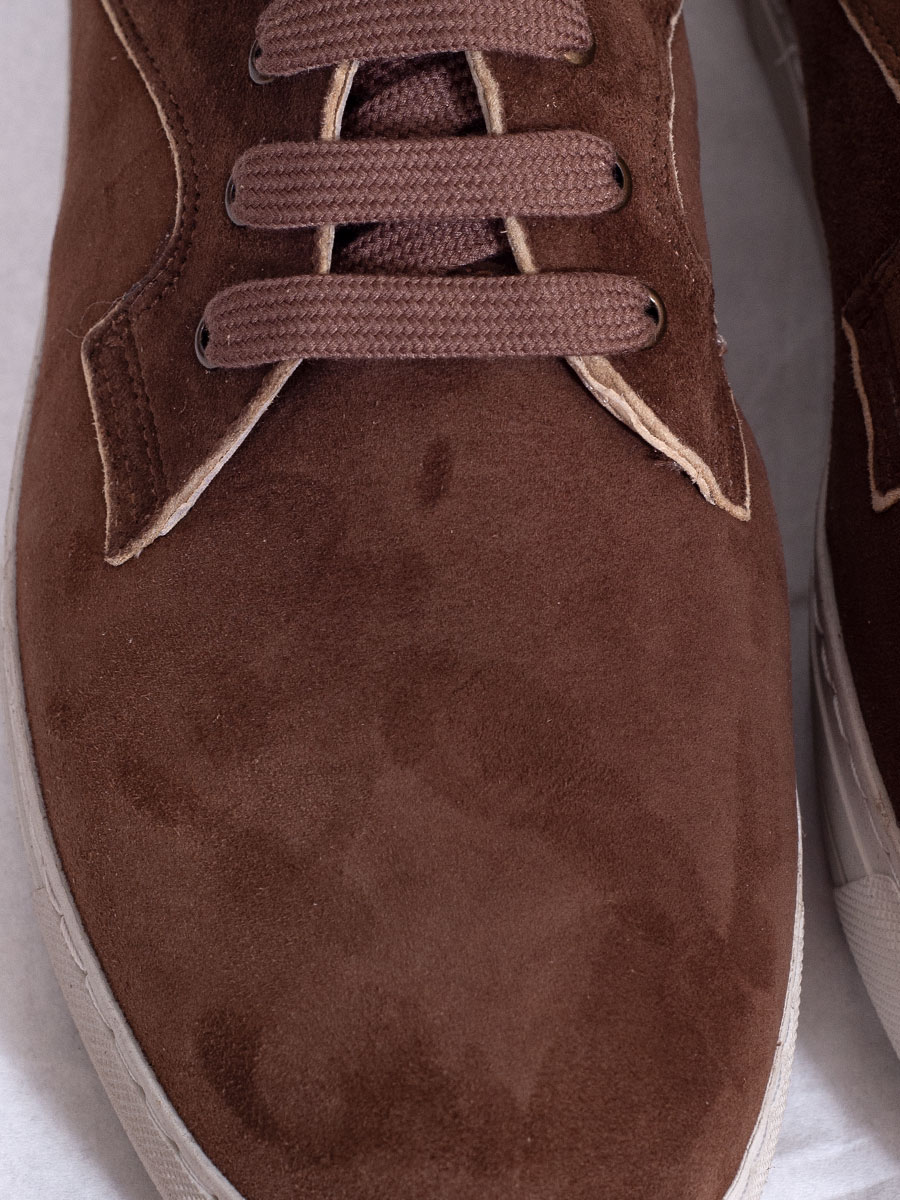 Schuhmanufaktur Gautsche, Sneaker, Hirschcalf, smoke, braun #4