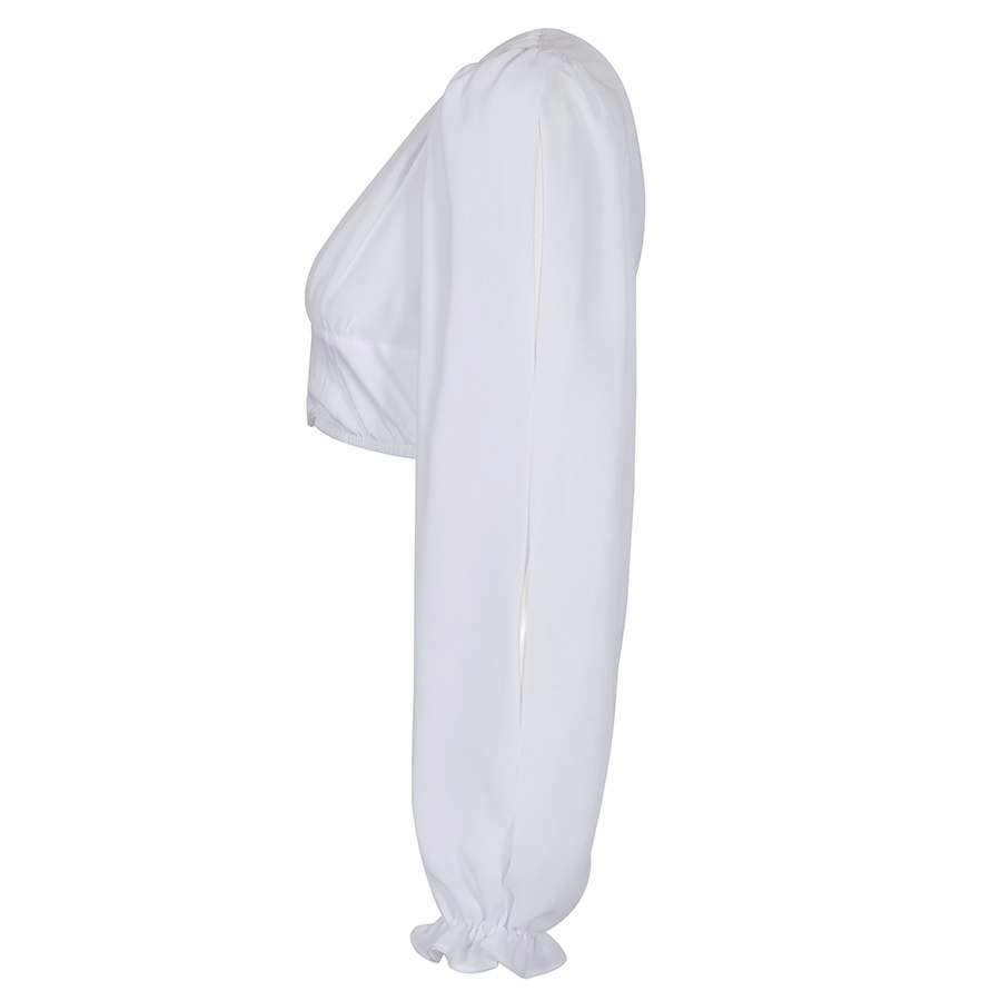 Waldorff Dirndlbluse Maxima weiß, luftig, lange offene Arme, Hochzeit #3