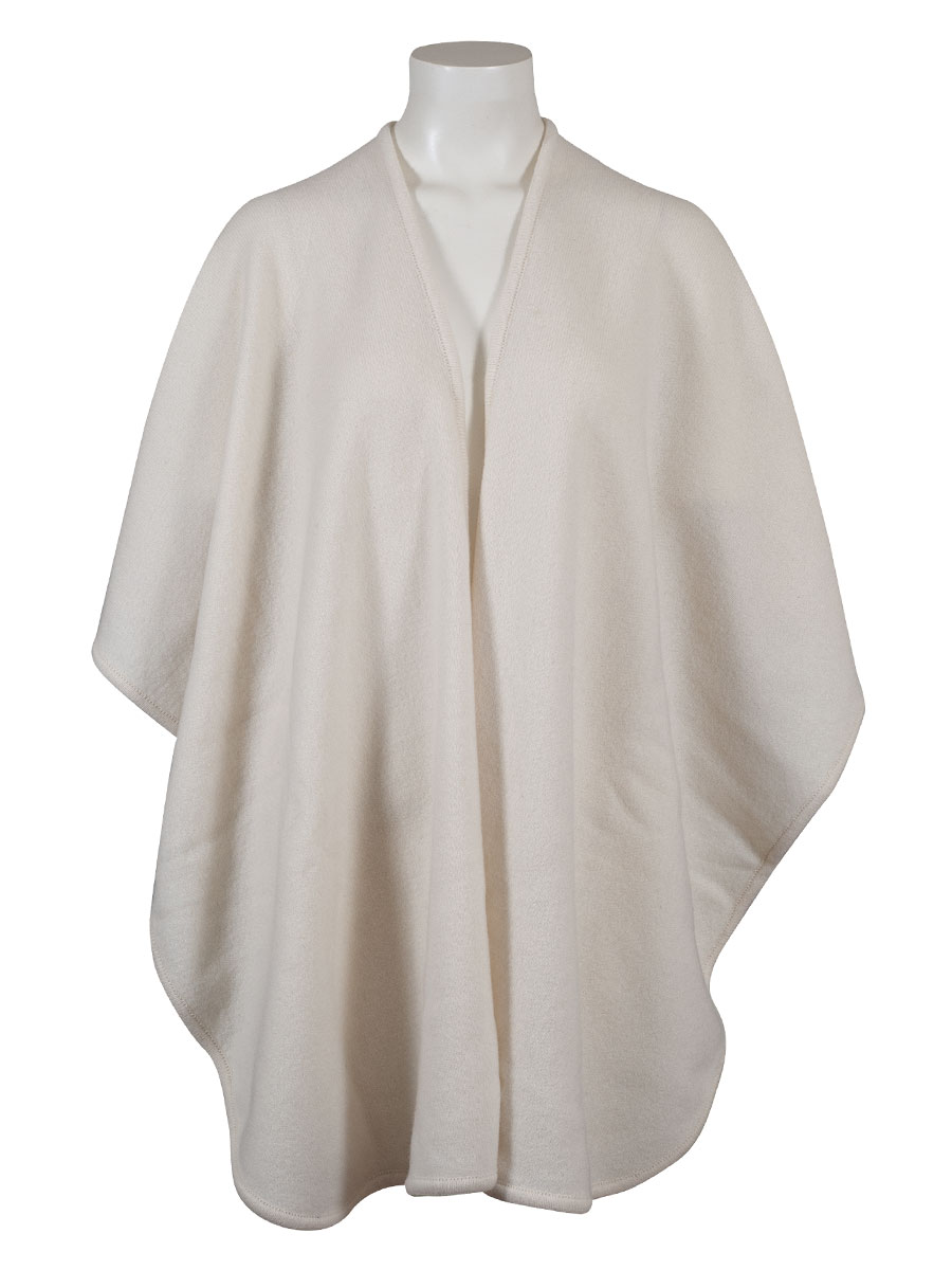 Astrifa Strick-Poncho Simbach, ecru #1