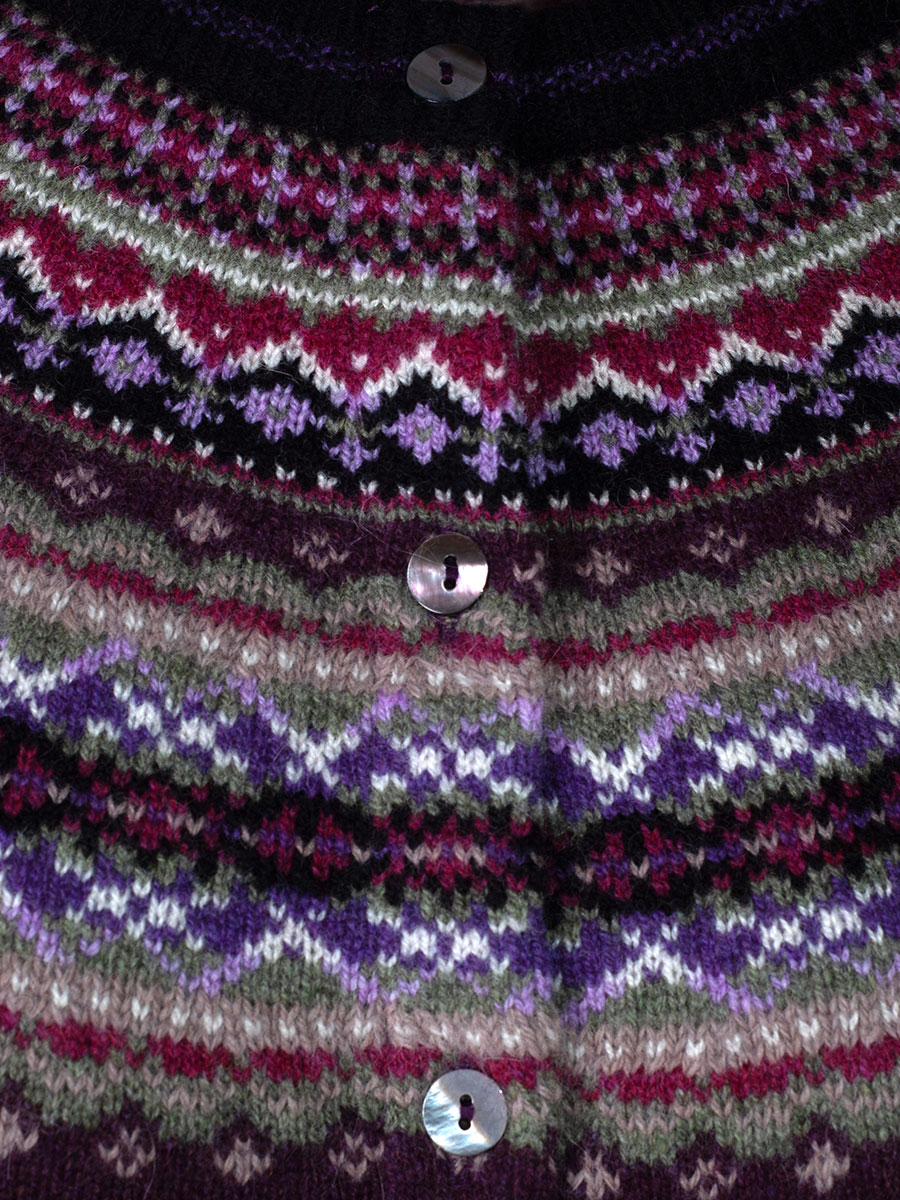Eribè Strickjacke Alpine Cardigan, tyrian #2