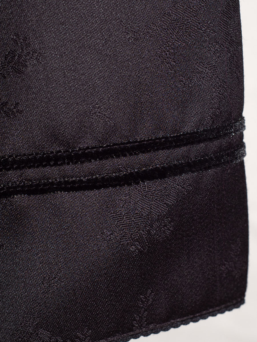 Anno Domini Dirndl Eva-Marie schwarz, geblümt, Schoßerl, 80lg #4