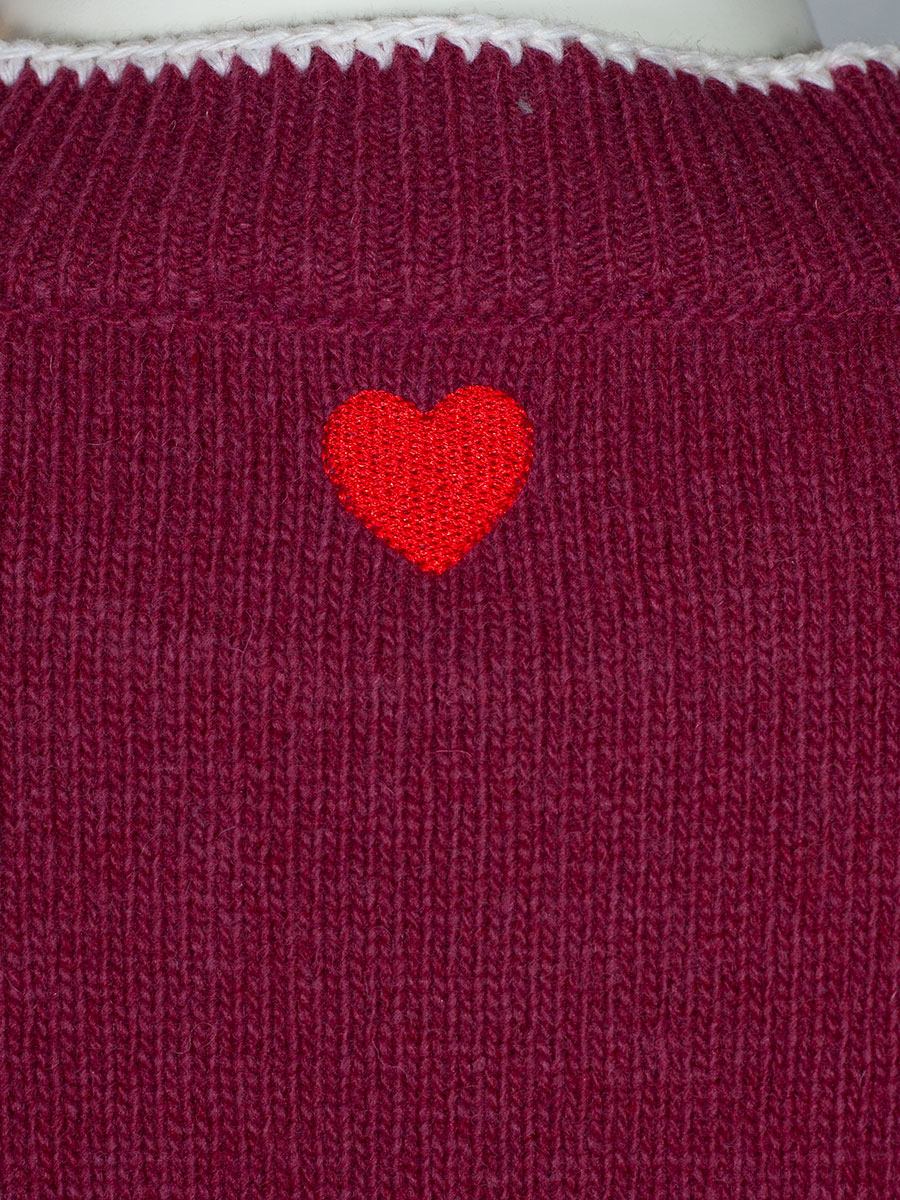 Huber Strickpullunder Magda, dahlie-nebel, Flügelarme #4