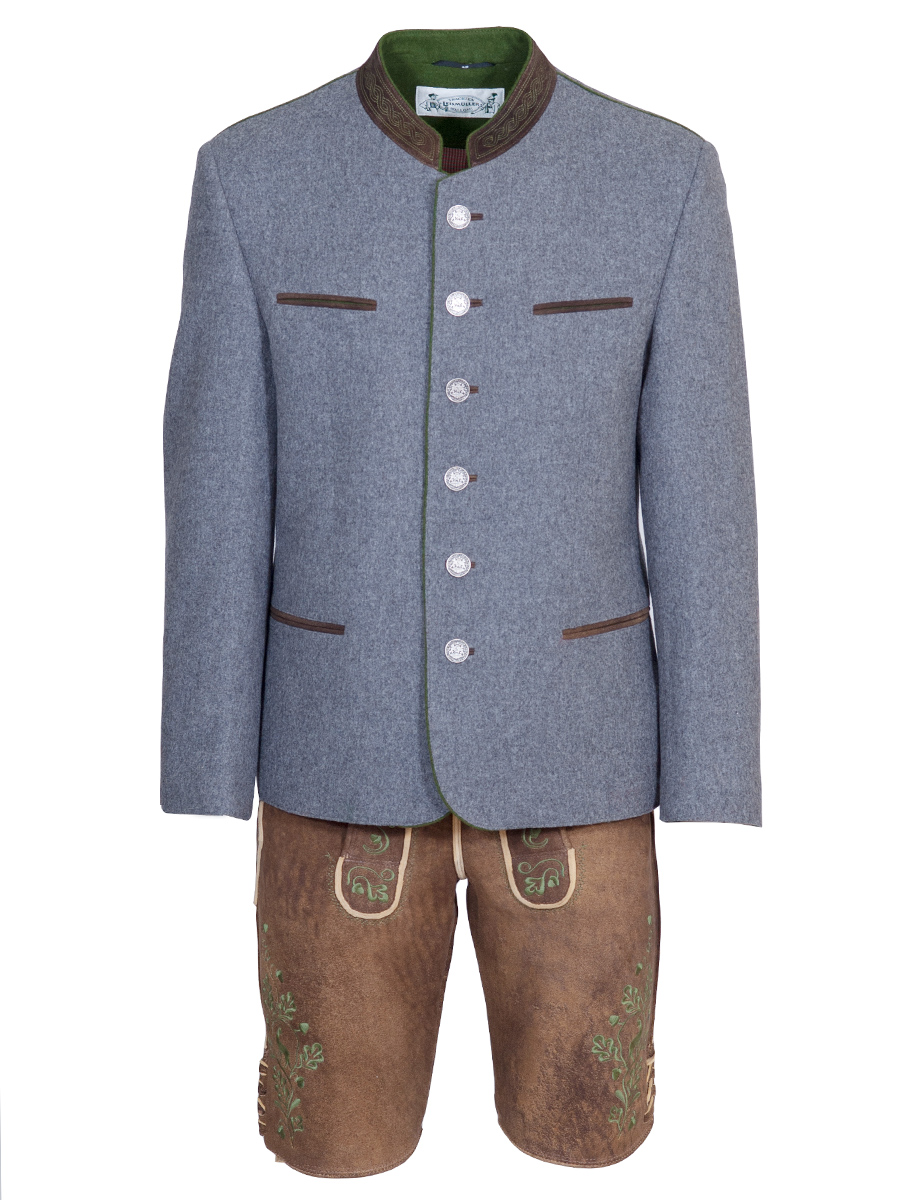 Weinbauer Kurze Lederhose Ludwig, Rothirsch, sämisch, braun #5