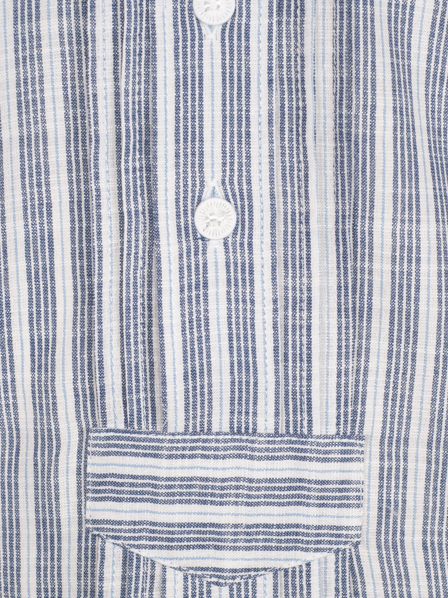 Orbis Trachtenhemd marine, gestreift, Liegekragen, Pfoad #4