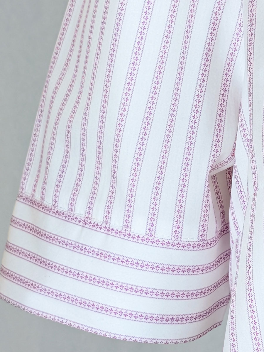 Hammerschmid Bluse Nadja, weiß-pink #3