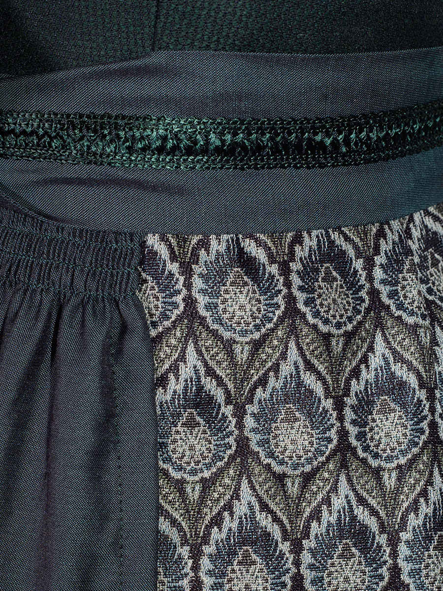 Wenger Dirndl Silke, petrol, festlich, 80lg #5