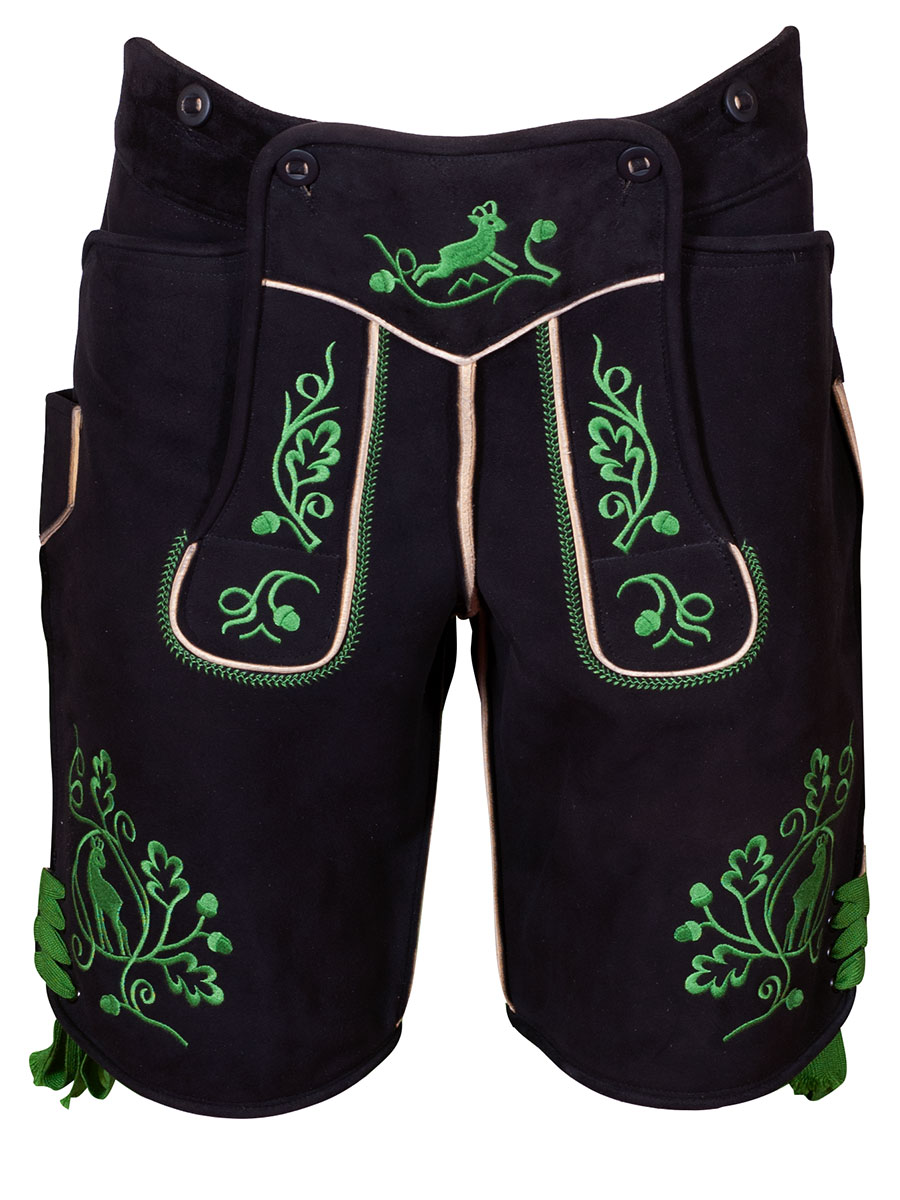 hausg´macht Lederhose Originaltracht kurz Schliersee gras #1