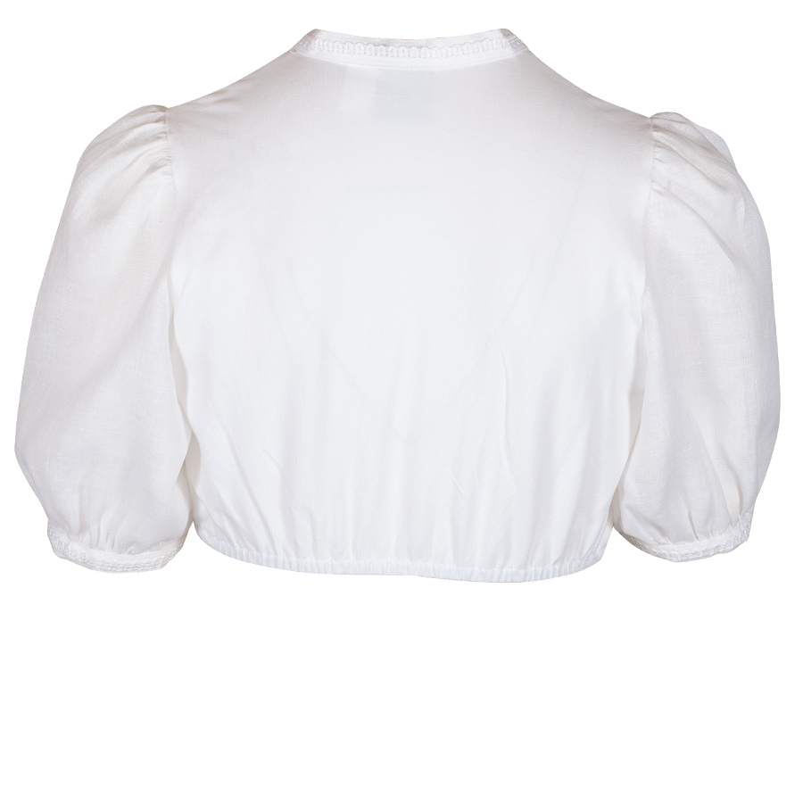 Hammerschmid Dirndlbluse Angela, Puffarm, weiß #2
