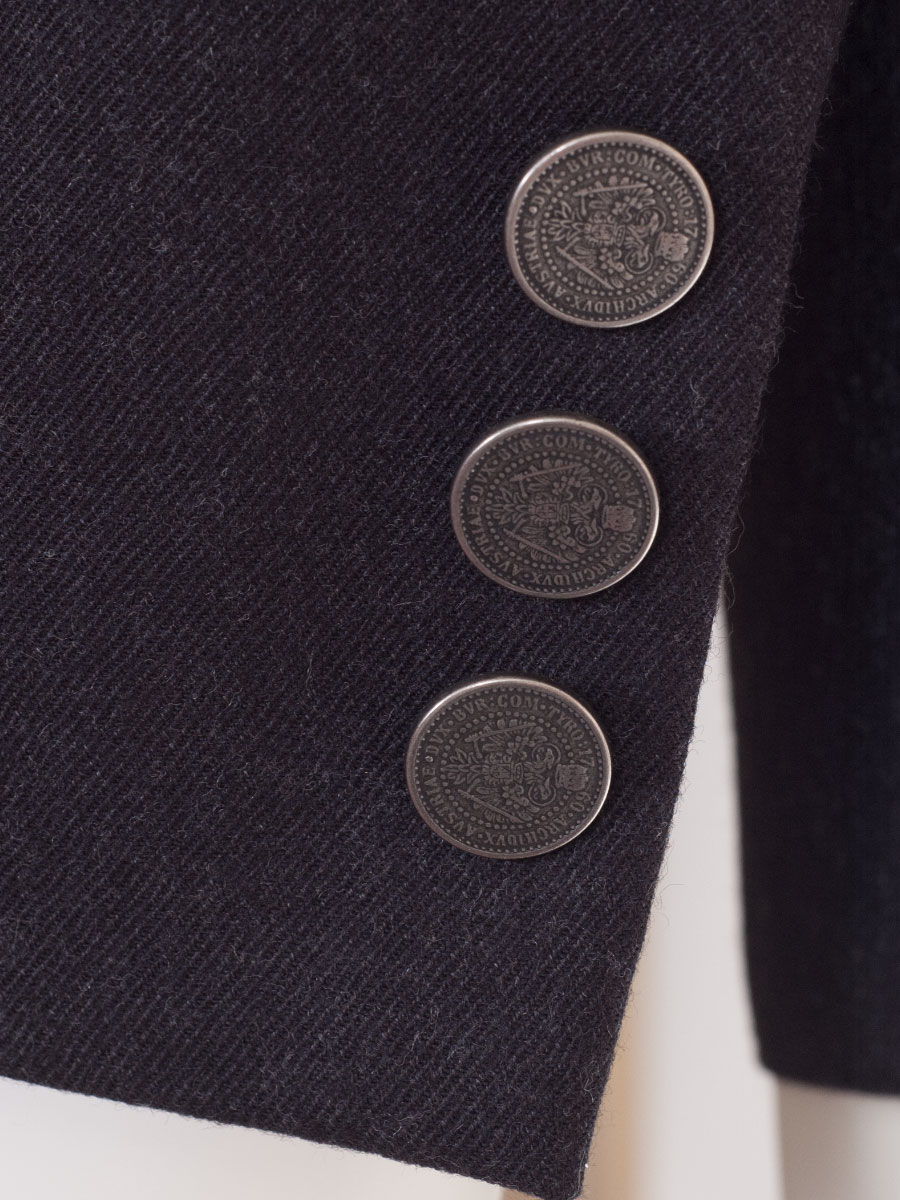 Schloß Orth Flanell-Anzugsjacke Gerlos anthrazit Slim #5