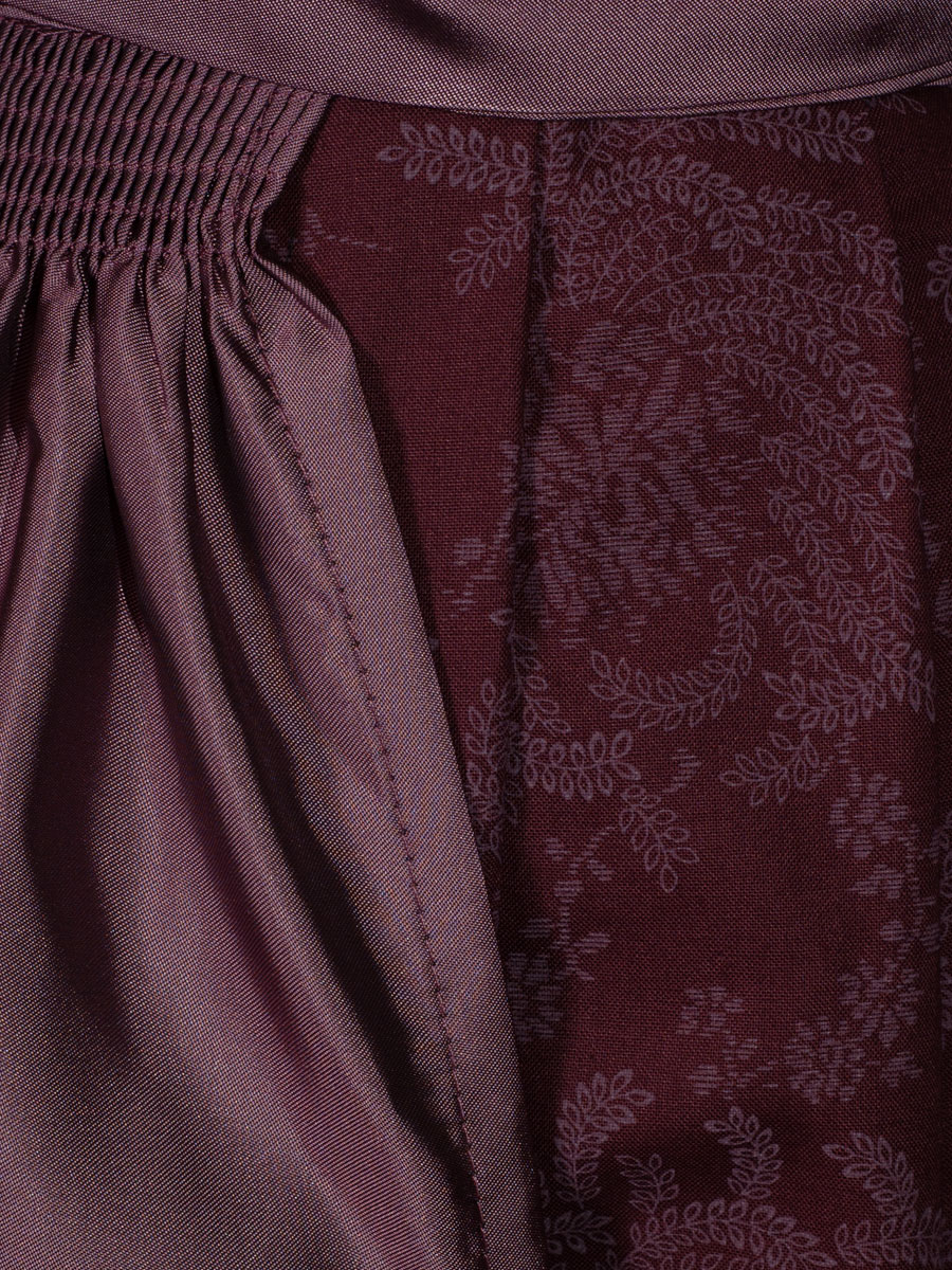 Hammerschmid Dirndl Pillersee, bordeaux, Samtmieder #4