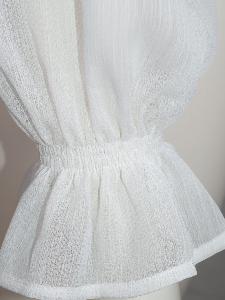 Wenger Damenbluse Irrsee, ecru, Chiffonärmel #2