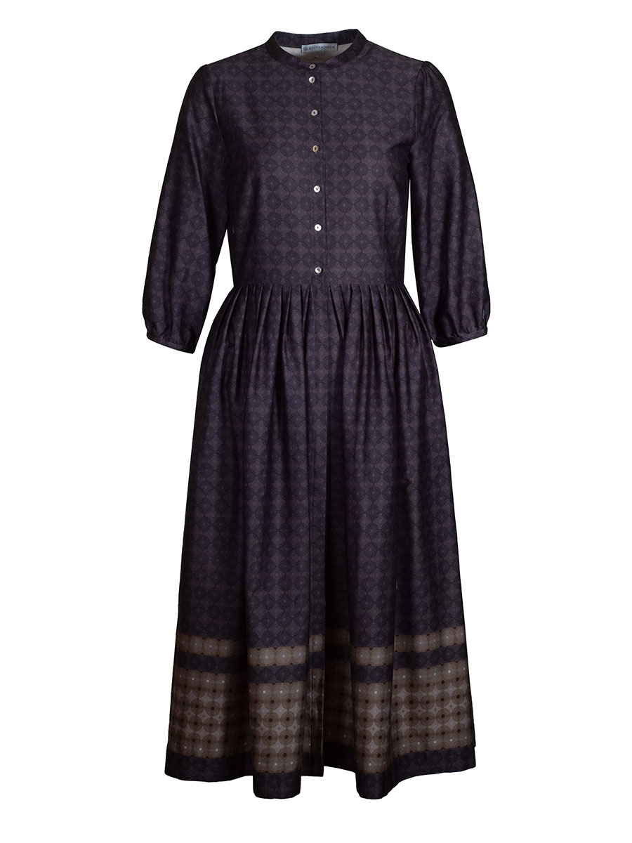Die Rockmacherin Kleid Elena, anthrazit, gemustert, Langarm #4