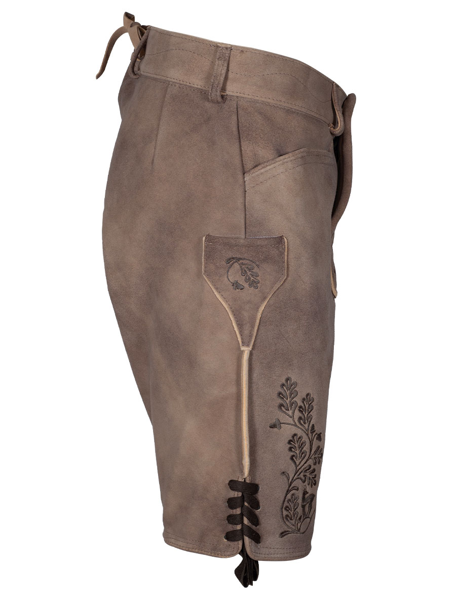 Weinbauer Kurze Lederhose Franz, Ziegenvelour, inka, oliver Stick #4