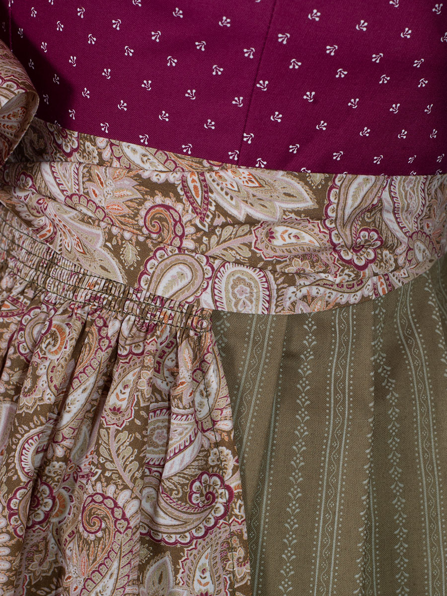 Hammerschmid Koflersee Dirndl, beere-oliv, 80lg #6