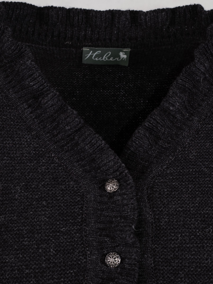 Huber Damen Strickjacke Meri, anthrazit #2