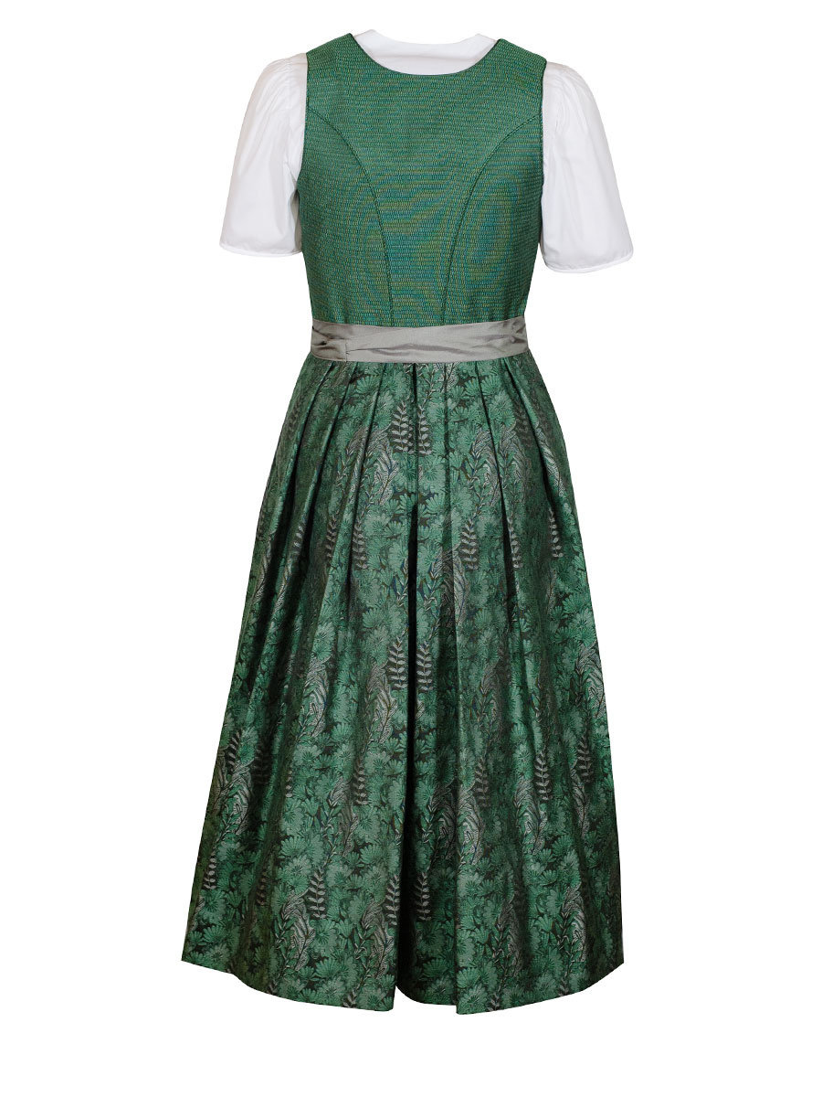 hausg'macht Dirndl Fabiola, flaschengrün, festlich, 80lg #3