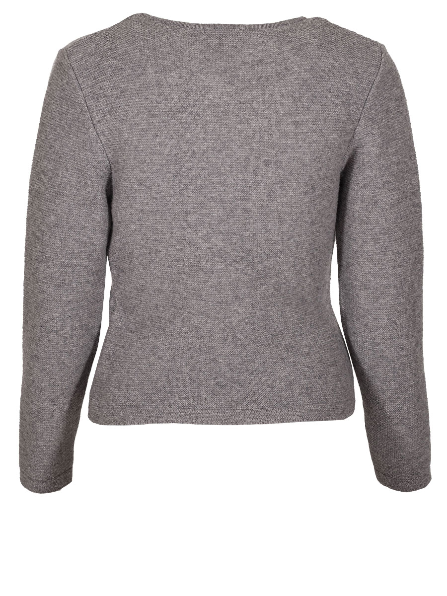Huber Strickjacke Kana, grau, kurz #2