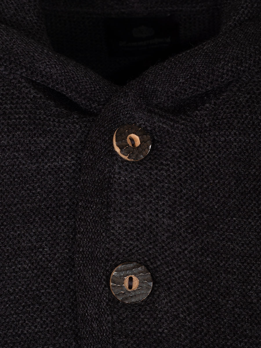 Hammerschmid Ludwig Kapuzen-Strickjacke, anthrazit #3