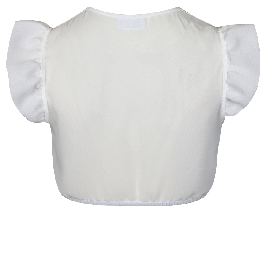 Waldorff Dirndlbluse Fiorella, creme, Flügelarme #3