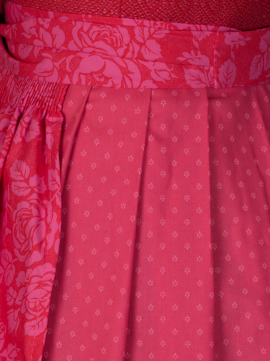 Hammerschmid Dirndl Pillersee, pink-rot, 80lg #5