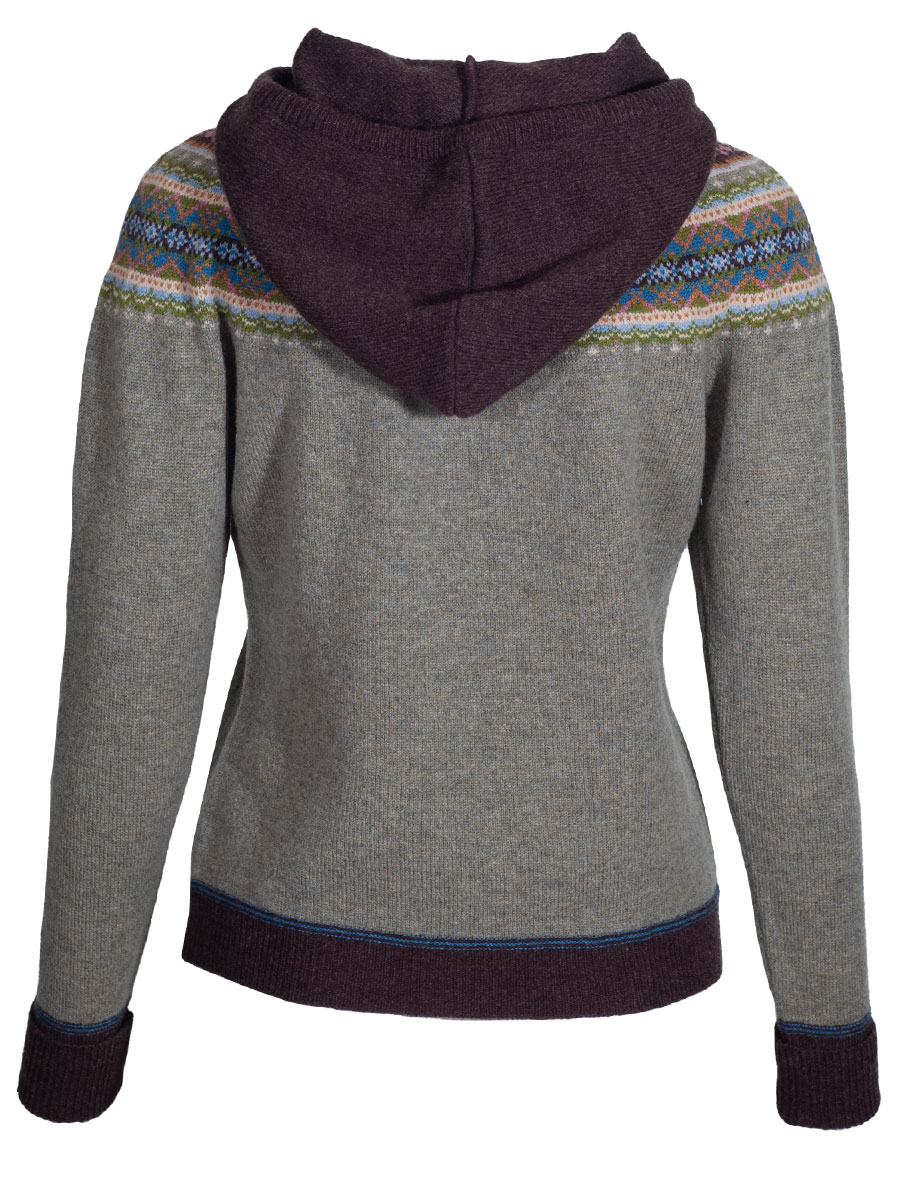 Eribè Knitwear Alpin Hoody, Sweater, willow, hellgrün-braun #2