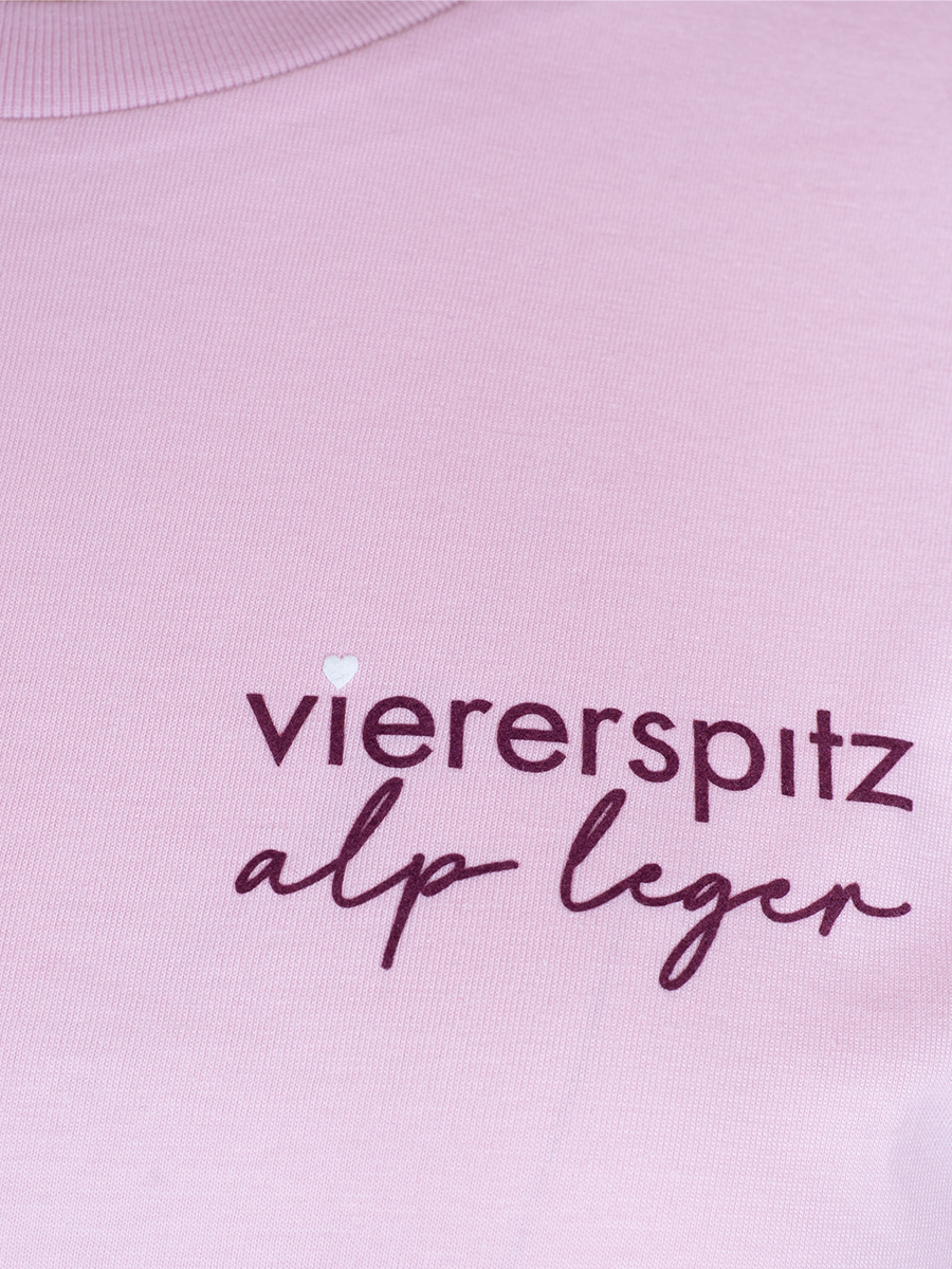 Viererspitz T-Shirt Tori, rosa, Biobaumwolle #4