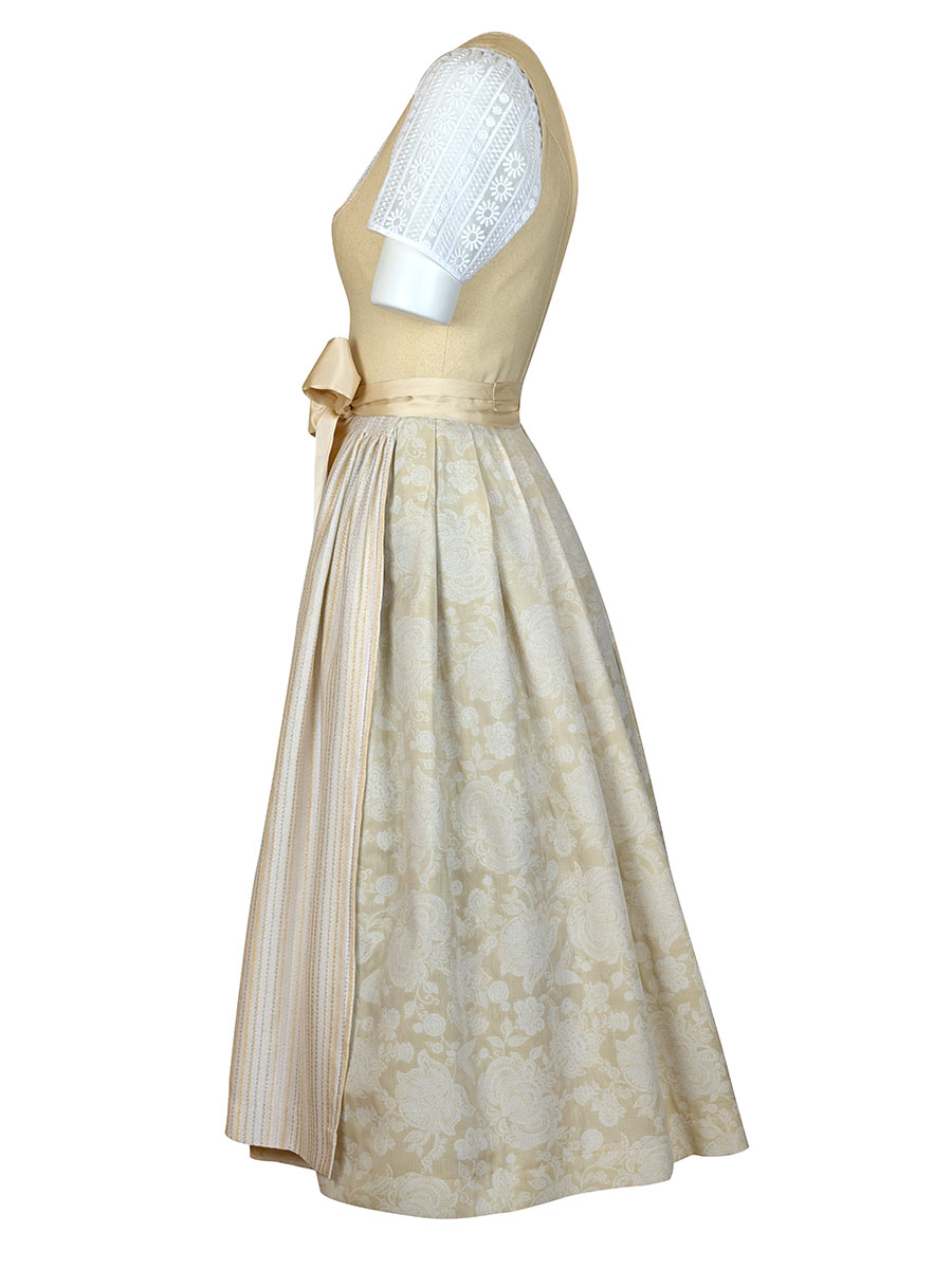 Hammerschmid Dirndl Pillersee, gelb gemustert, 80lg #2