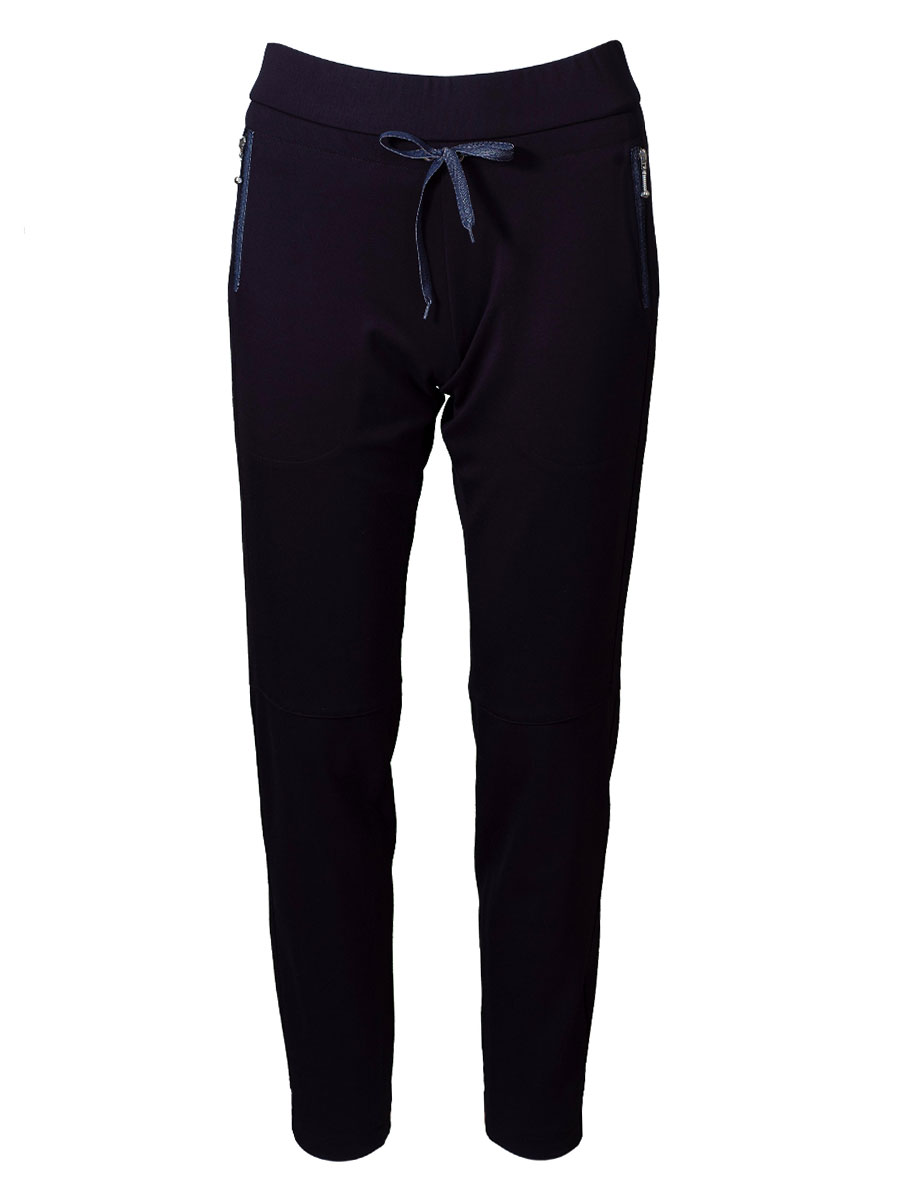 Hammerschmid Stretchhose Stuttgart, marine, Gummizug #1