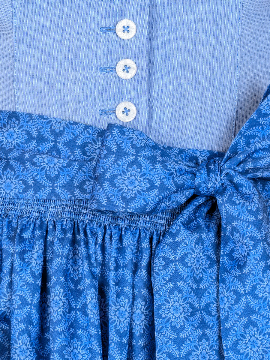 Hammerschmid Dirndl Koflersee, blau, 80lg #4