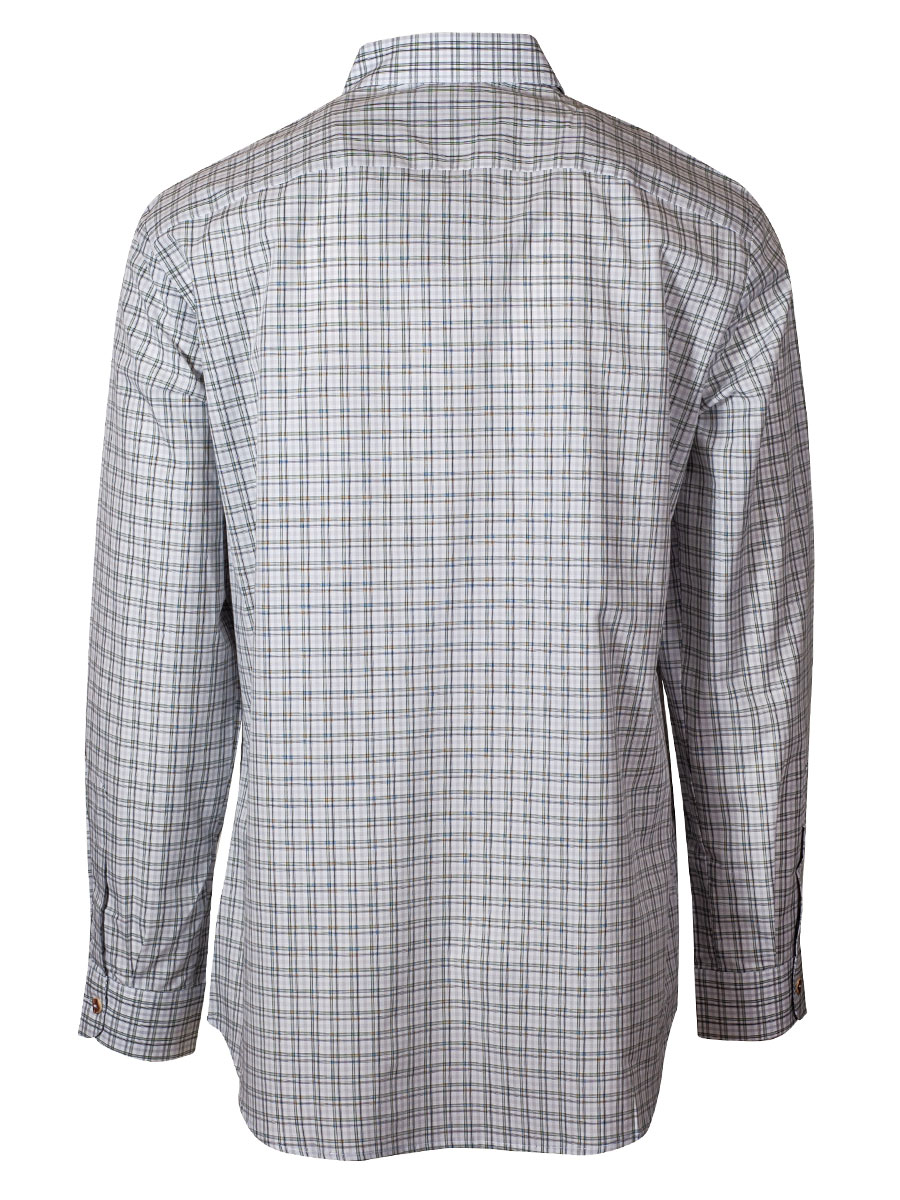 Arzberger Herrenhemd, grün, kariert, Liegekragen, durchgeknöpft, Slim #3