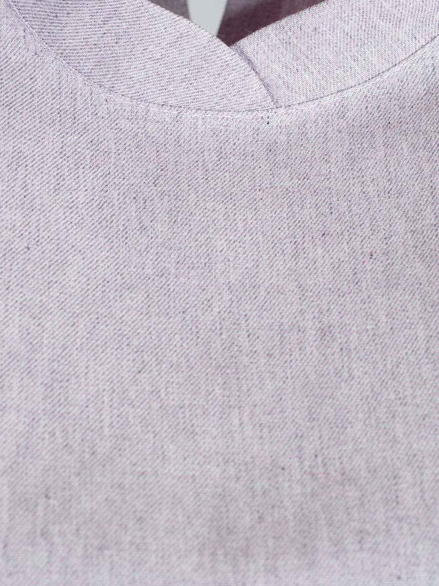 Waldorff Flanellbluse, Langarm, rosenholz, Rüschen #3