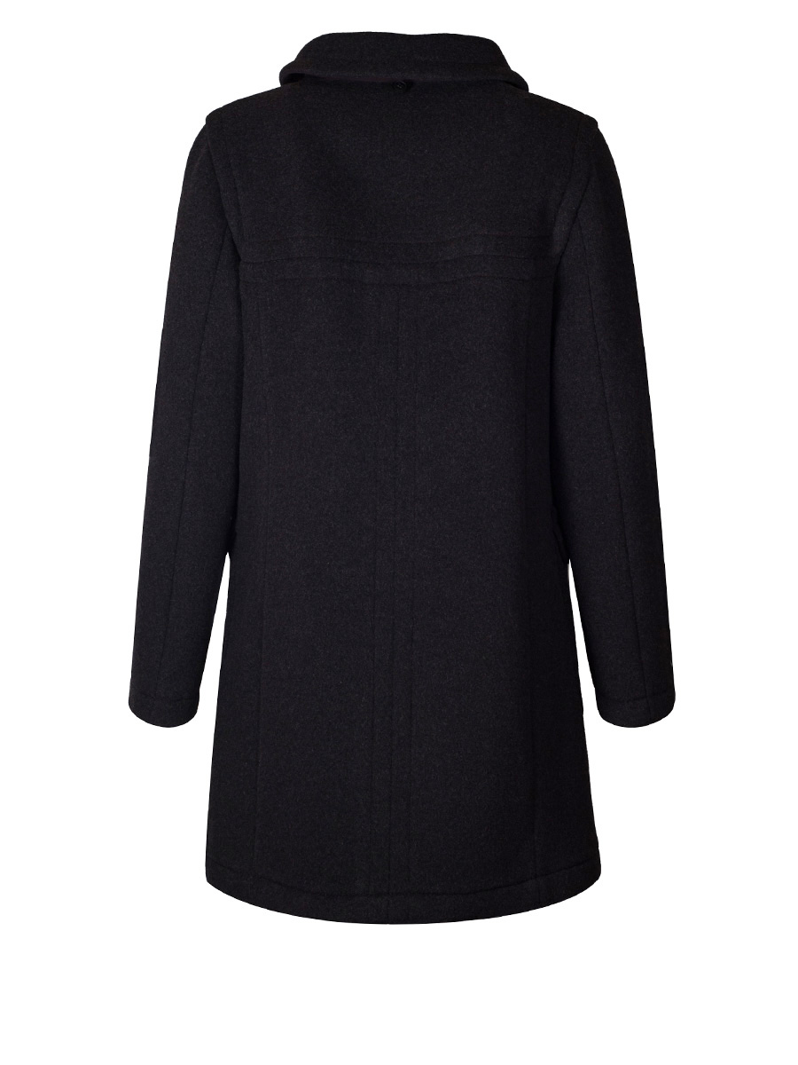 Bauer Damenmantel Dufflecoat, anthrazit, Kapuze #2