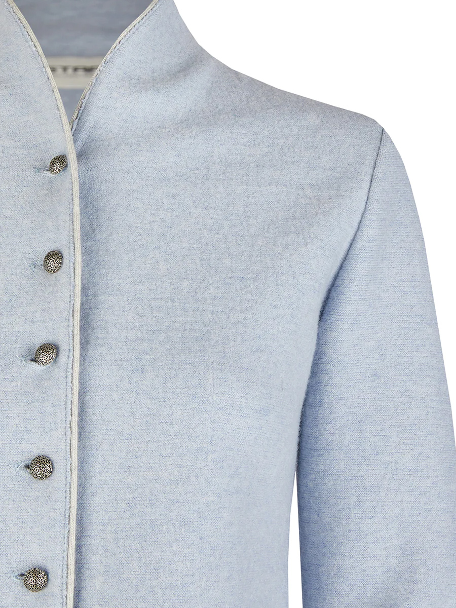 Stapf Walkjacke Bruna, Sommerwalk, azzuro, hellblau, Kelchkragen #2