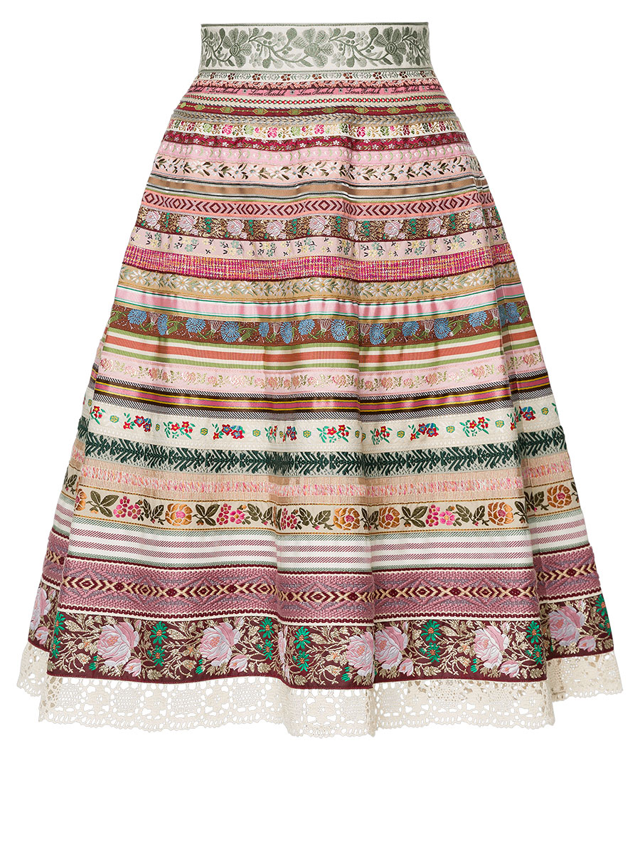 Lena Hoschek Classic Bänderrock, apple blossom #1