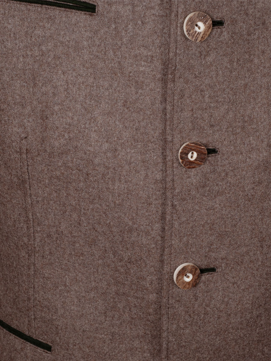 hausg'macht Lodenjoppe Erno, braun, Slim Fit #5