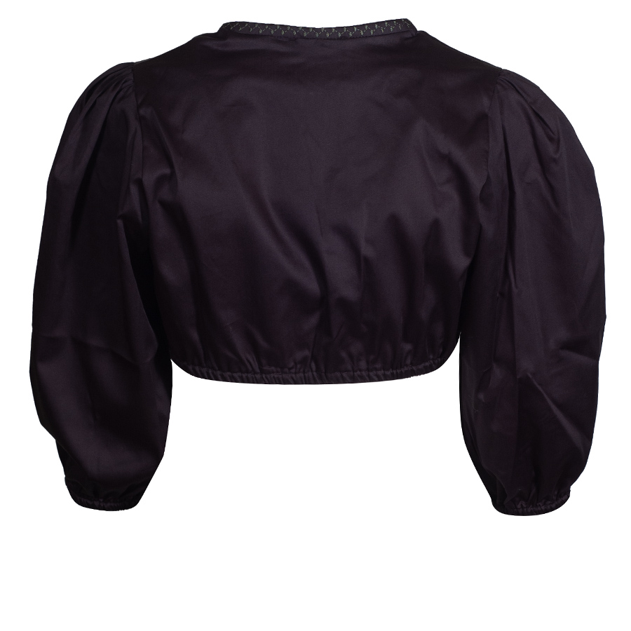 Anno Domini Design Dirndlbluse Ellie, 3/4-Arm, schwarz, Puffarm #2