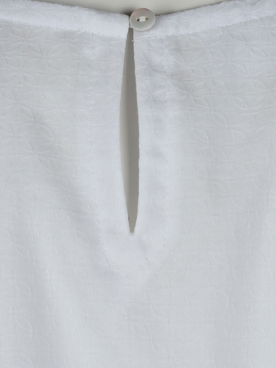 Waldorff Damenbluse, weiß, Flügelarm #4