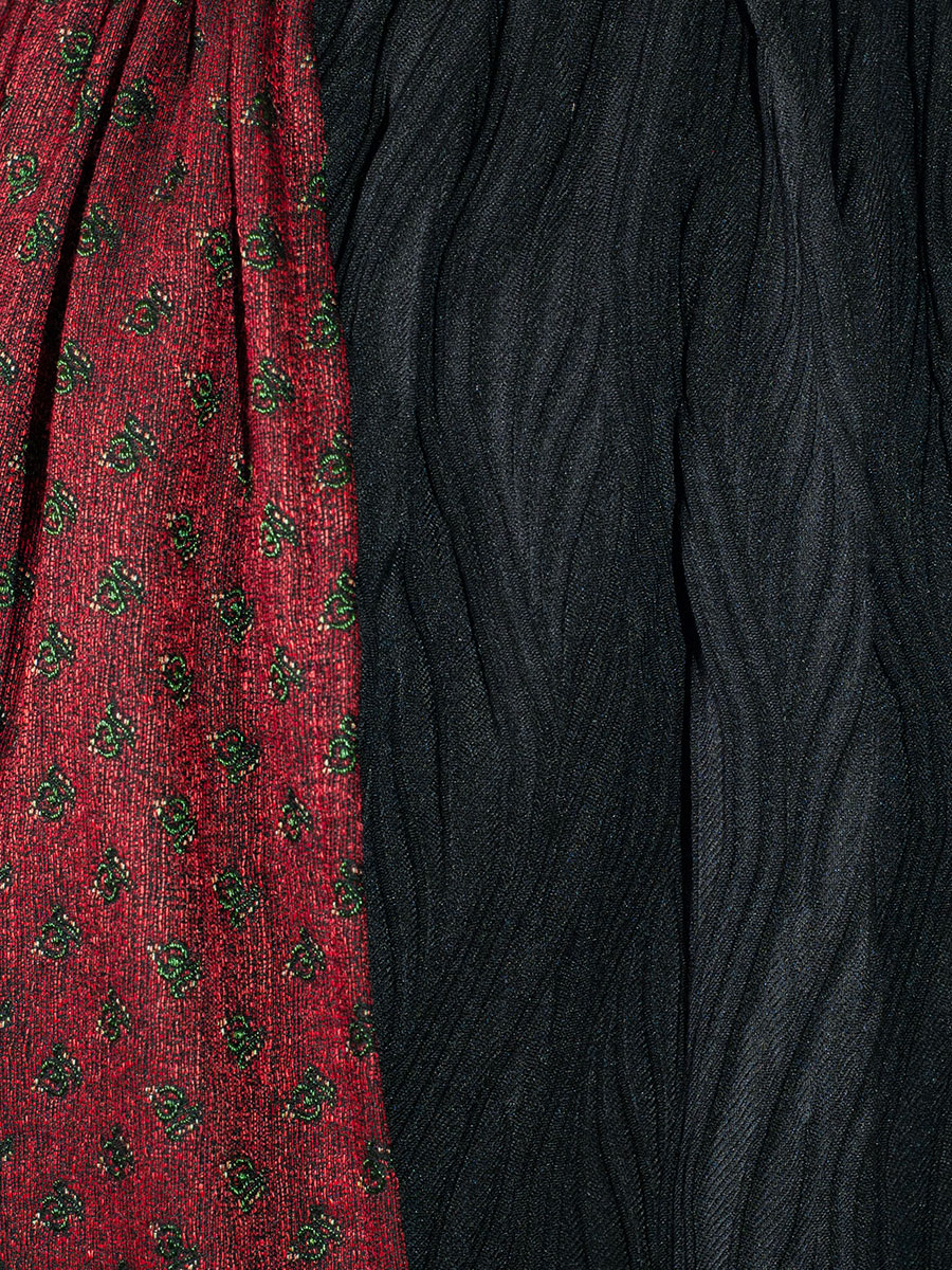 Hammerschmid Pillersee Dirndl, schwarz mit rot, 80lg #4
