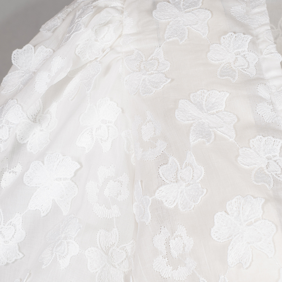 Waldorff Dirndlbluse Amber, creme, Ballonärmel, Blumen #2