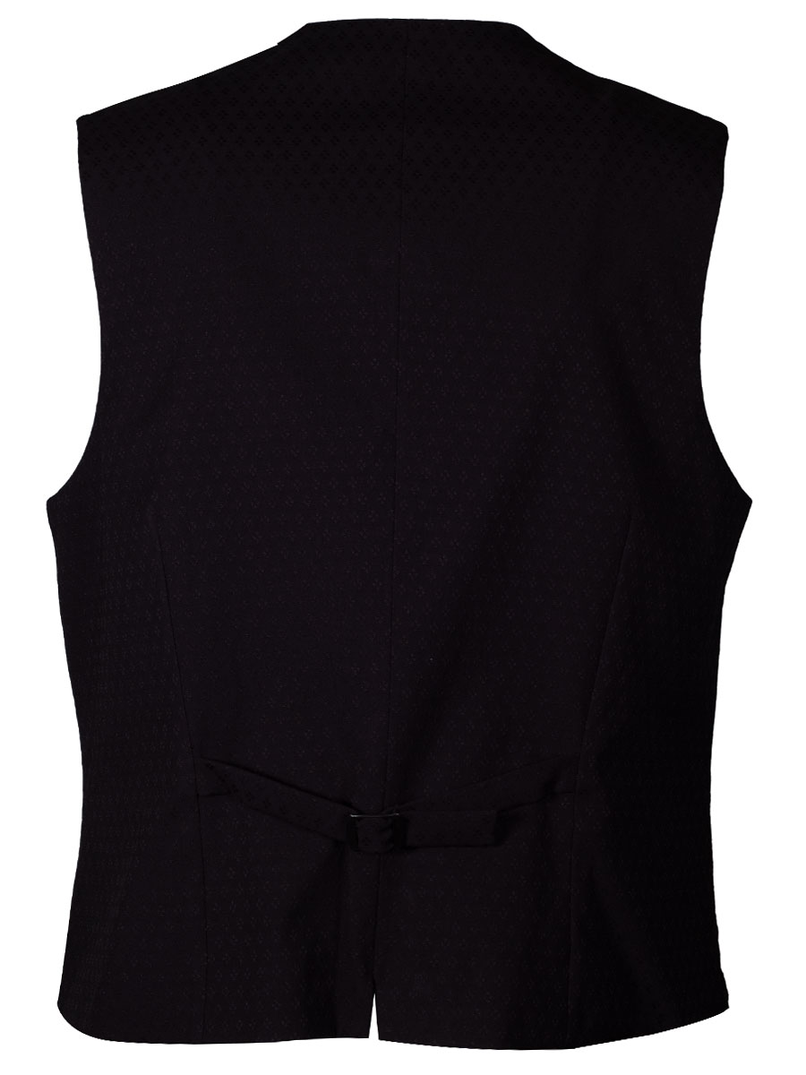 Gottseidank Herrenweste Ignatz, navy, traditionell, schwarzer Rücken #3