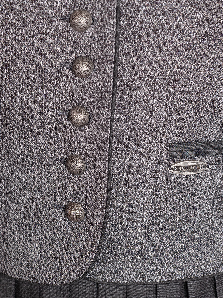 Country Line Damenjanker anthrazit, Stretch, tailliert #6