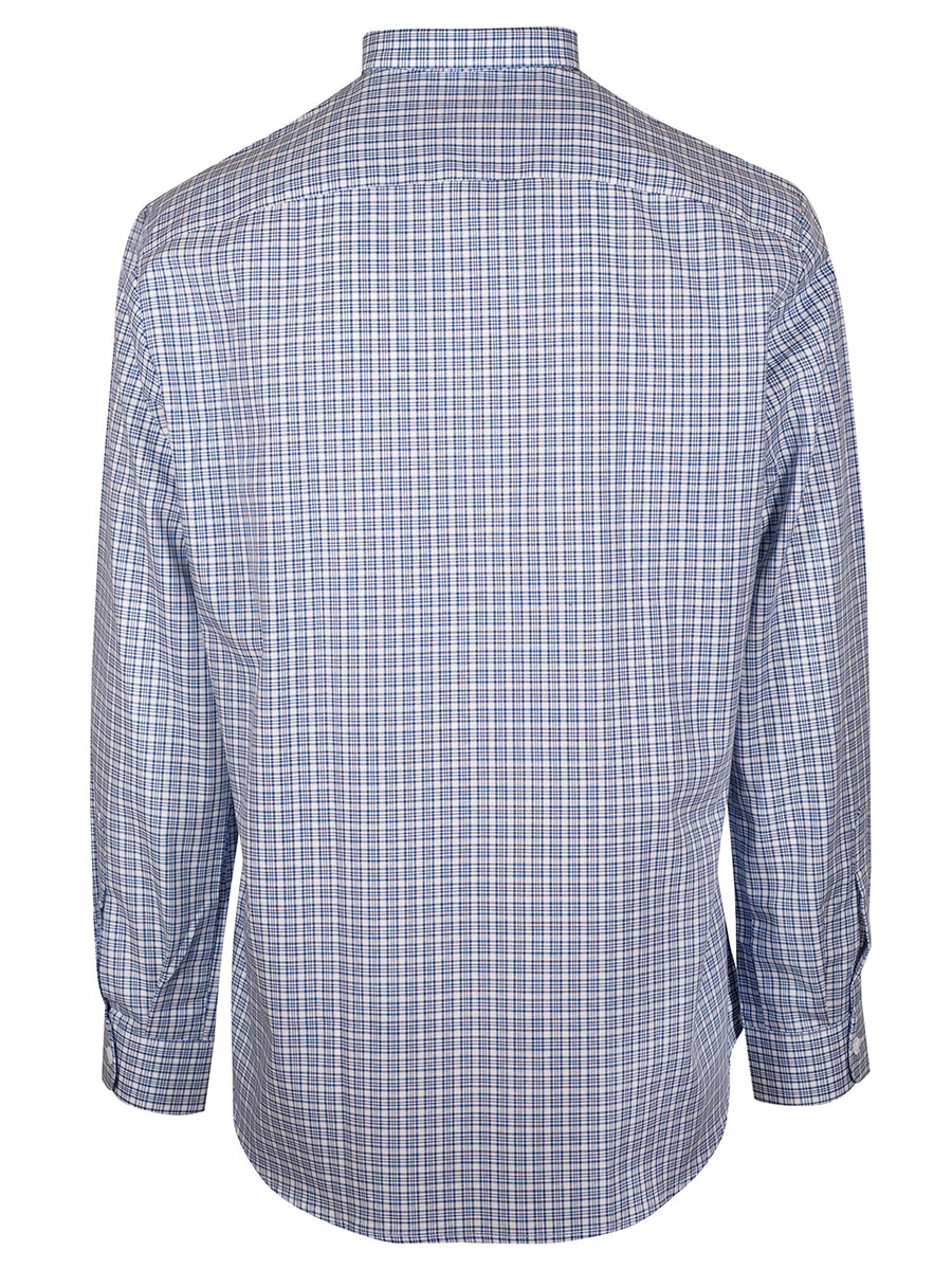 Arzberger Karohemd, Pfoad, blau, kariert, Slim Fit, Liegekragen #2