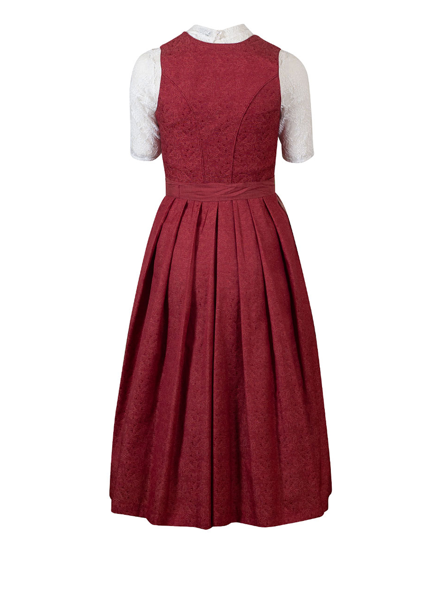 Wenger Dirndl Jojo, festlich, terracotta, 70cm #3